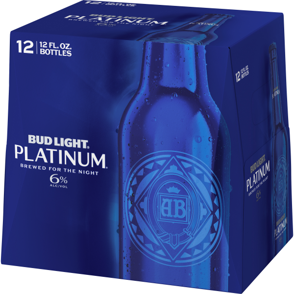 slide 12 of 22, Bud Light Platinum Beer, 12 Pack Beer, 12 FL OZ Bottles, 6% ABV, 12 ct