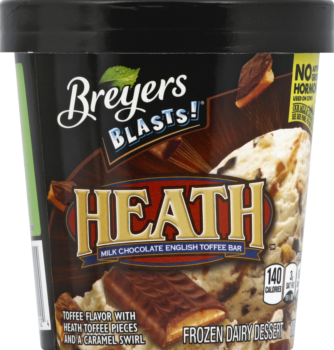 slide 1 of 5, Breyers Frozen Dairy Dessert HEATH English Toffee, 16 oz, 16 oz