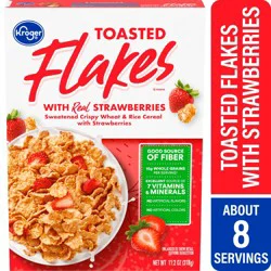 Kroger® Toasted Flakes with Real Strawberries