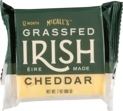 McCall's Cheese, Grassfed, Irish, Cheddar