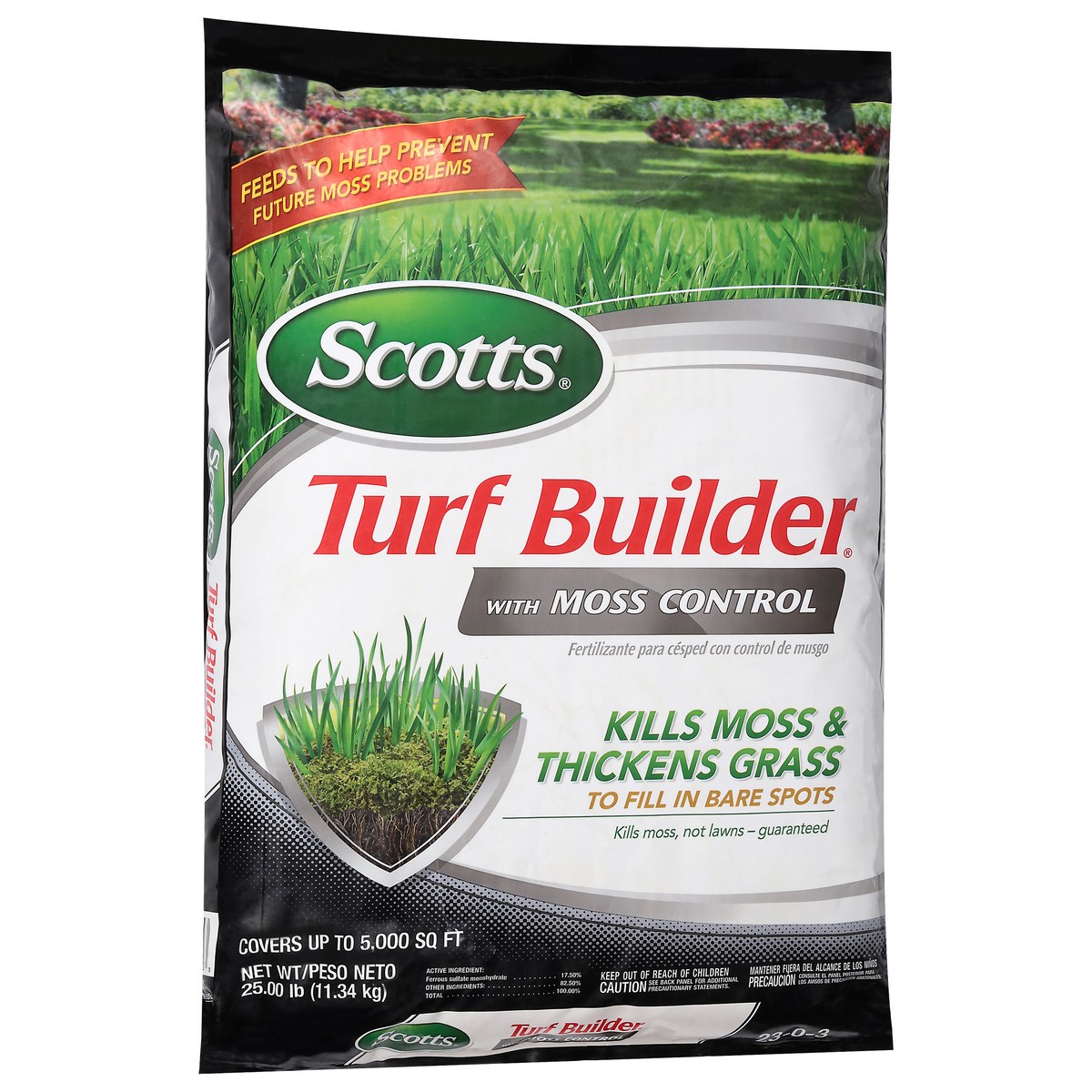slide 4 of 4, Scotts Turf Builder With Moss Control, 1 ct