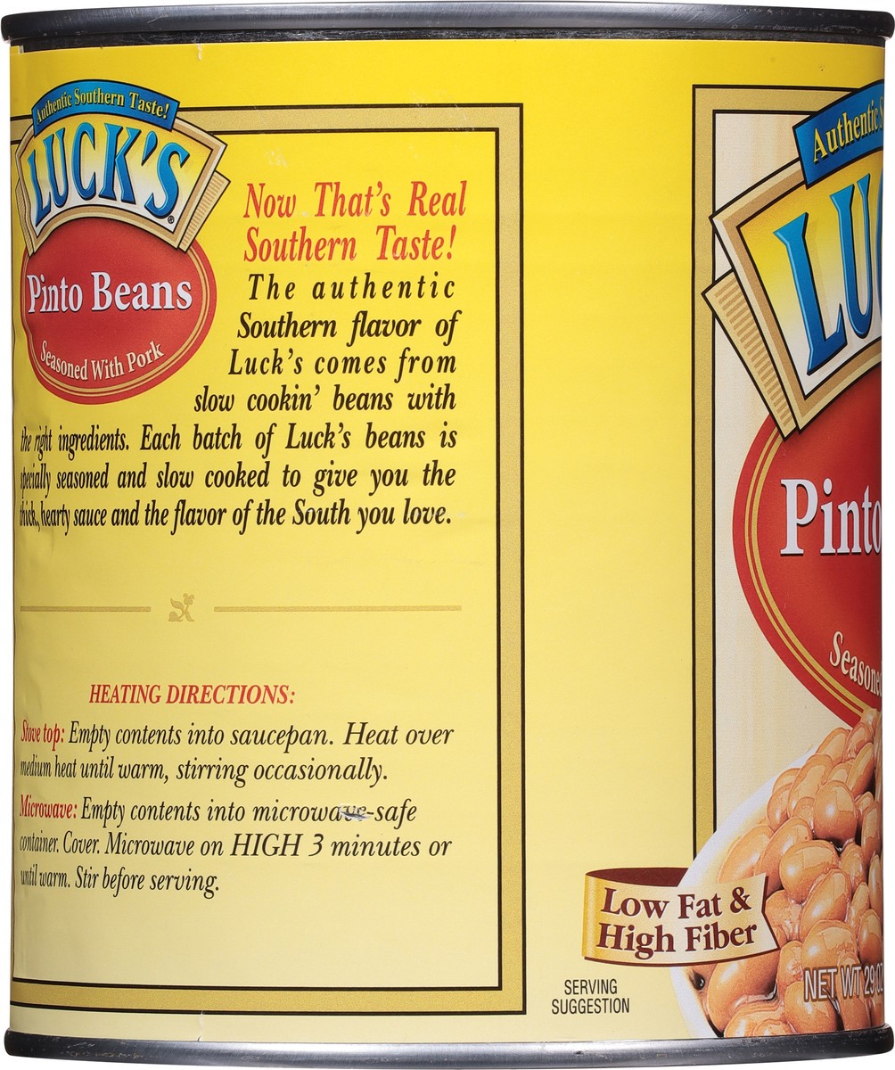 slide 4 of 9, Luck's Pinto Beans 29 oz, 29 oz