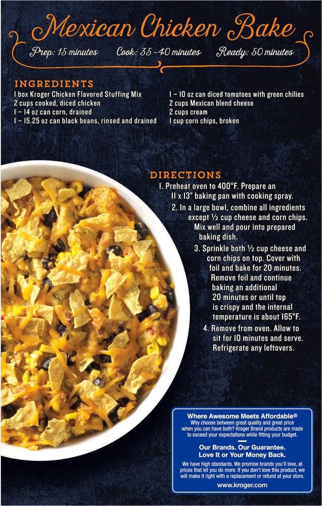 slide 4 of 4, KrogerChicken Flavored Stuffing Mix, 6 oz