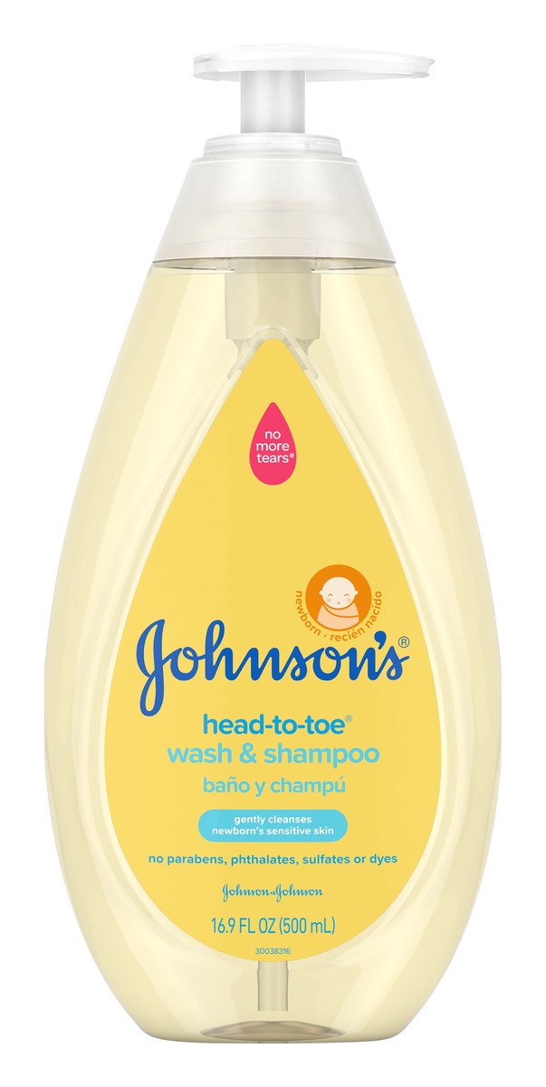 slide 1 of 8, Johnson's Baby Cleansers Liquids, 16.9 fl oz