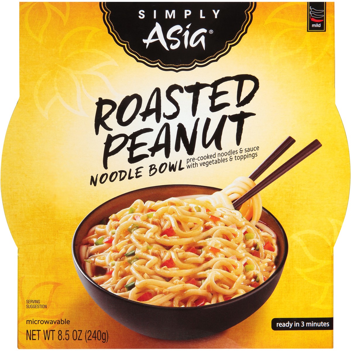 slide 4 of 7, Simply Asia Roasted Peanut Noodle Bowl, 8.5 oz, 8.5 oz