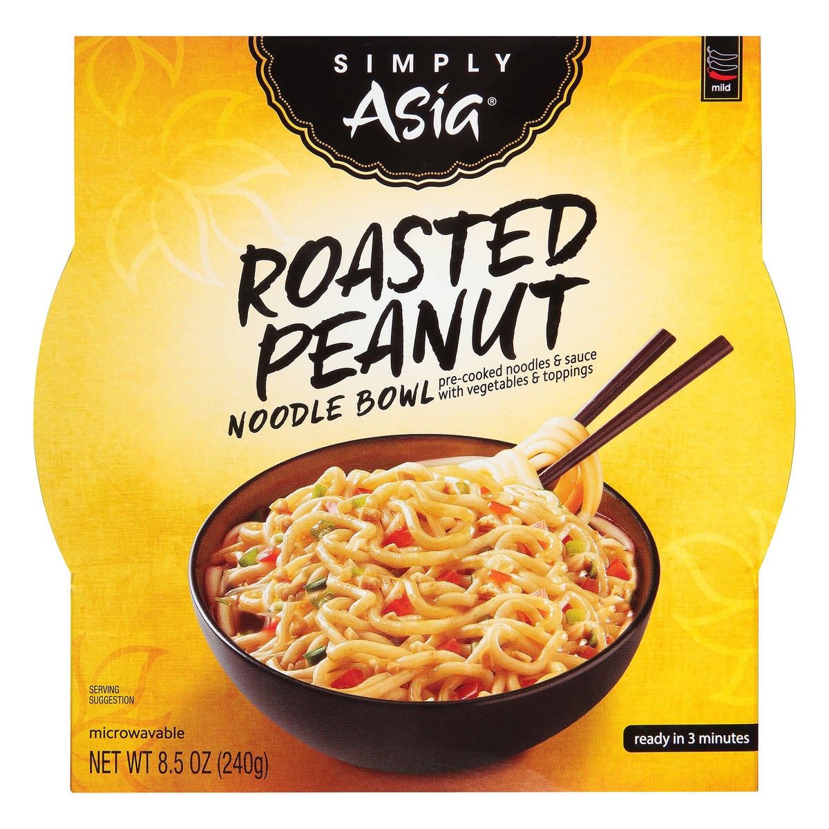 slide 1 of 7, Simply Asia Roasted Peanut Noodle Bowl, 8.5 oz, 8.5 oz