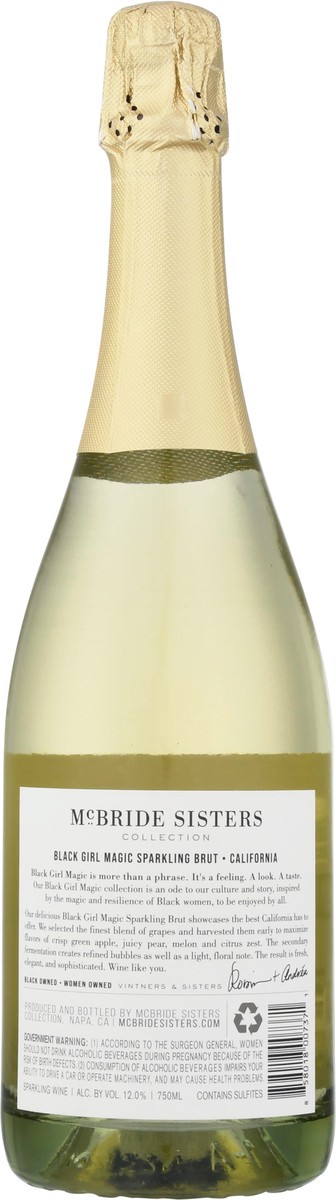 slide 7 of 12, McBride Sisters California Black Girl Magic Sparkling Brut 750 ml, 750 ml