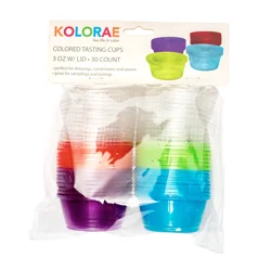 Kolorae Color Cups 3Oz W/Lid