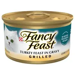 Fancy Feast Purina Fancy Feast Grilled Gravy Wet Cat Food; Turkey Feast