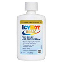 slide 7 of 25, Icy Hot Max Lidocaine Pain Relief Cream 2.7 oz, 2.7 oz