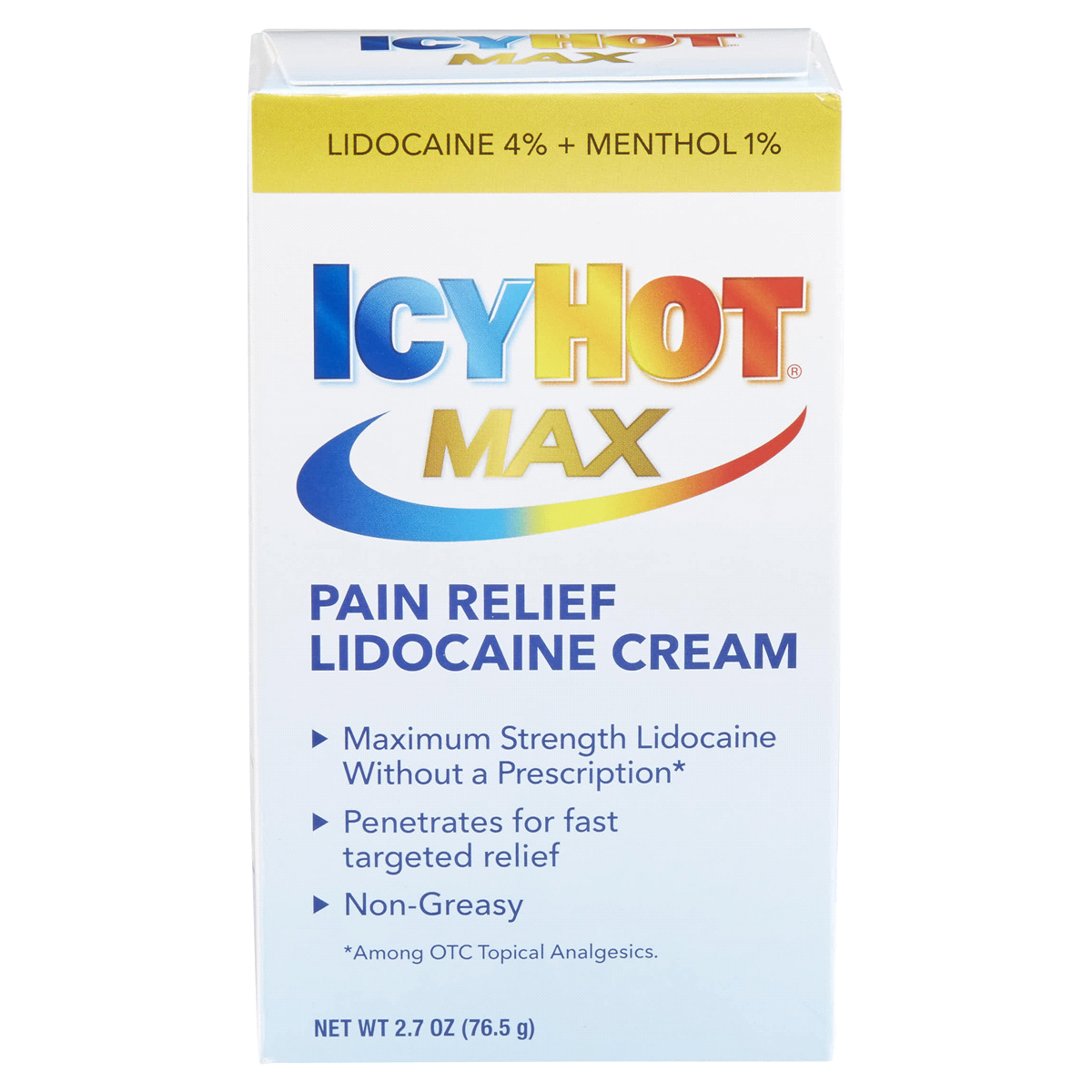 slide 1 of 1, Icy Hot Cream with Lidocaine plus Menthol Cream, 2.7 oz