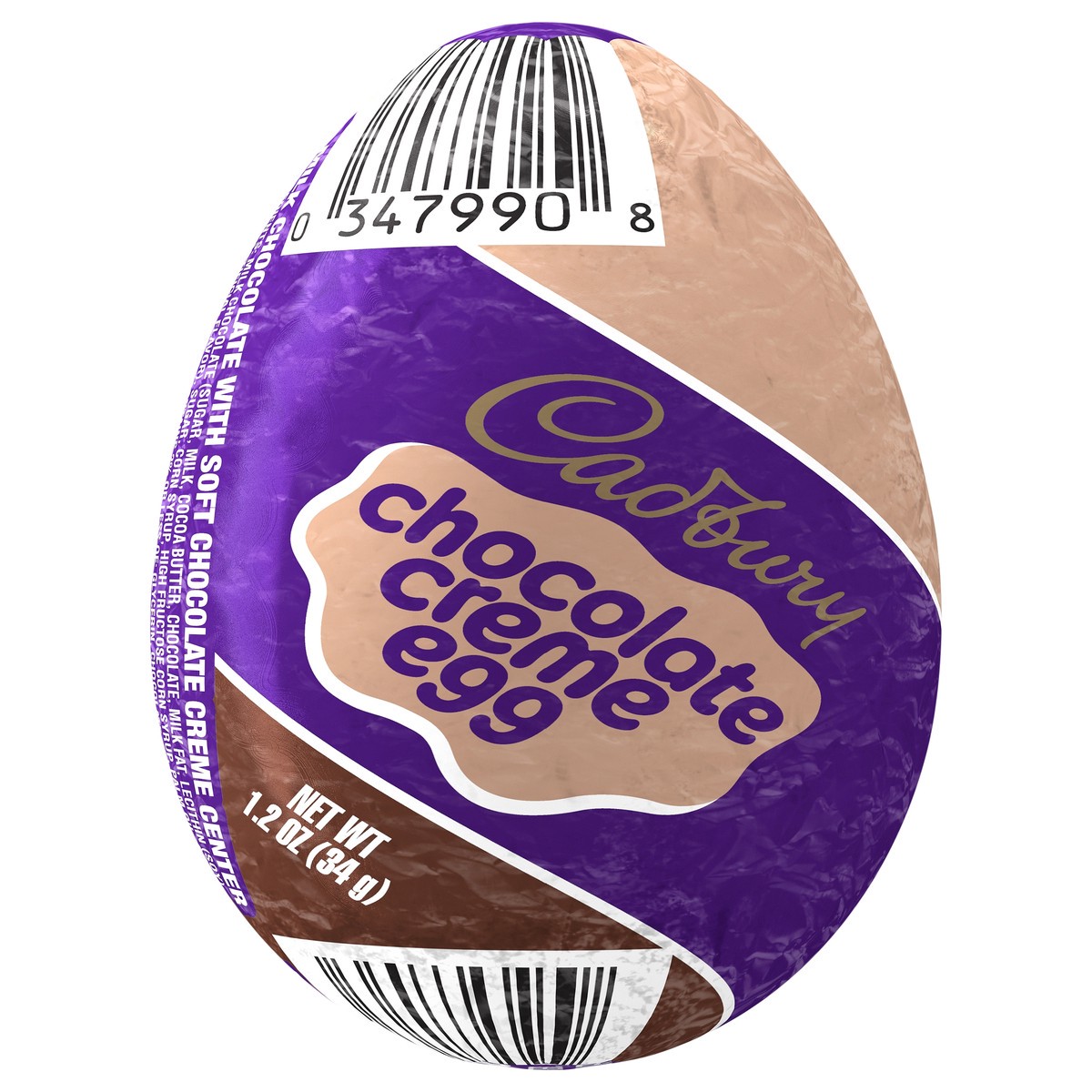 slide 1 of 6, CADBURY CREME EGG Milk Chocolate Easter Candy, 1.2 oz