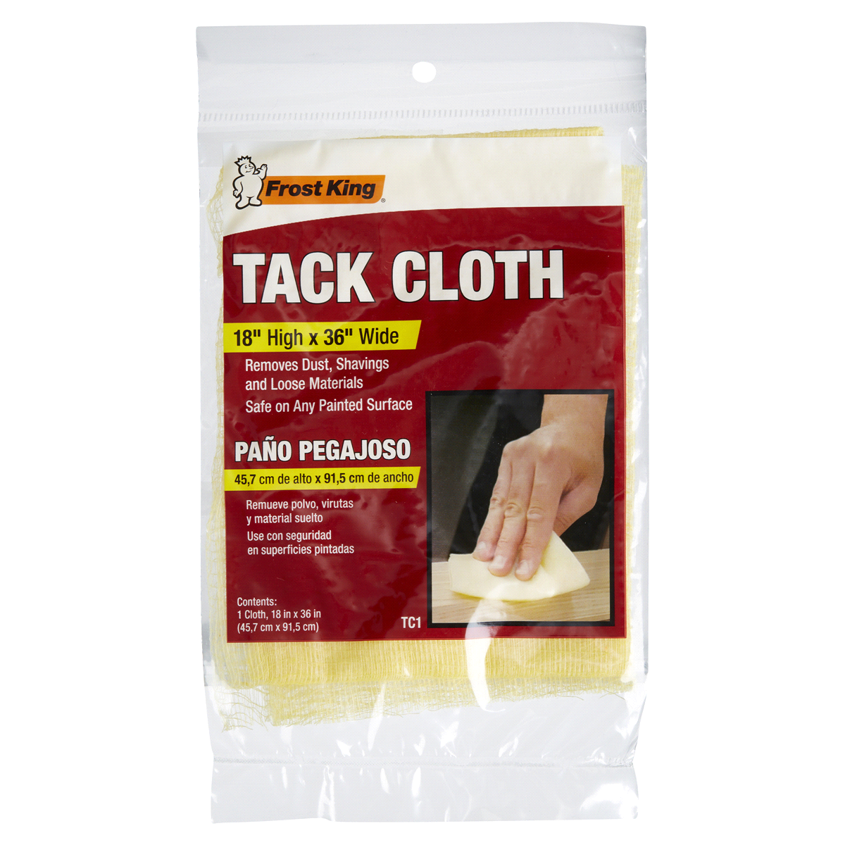 slide 1 of 5, Frost King Tack Cloth, 18 x 36, 1 ct