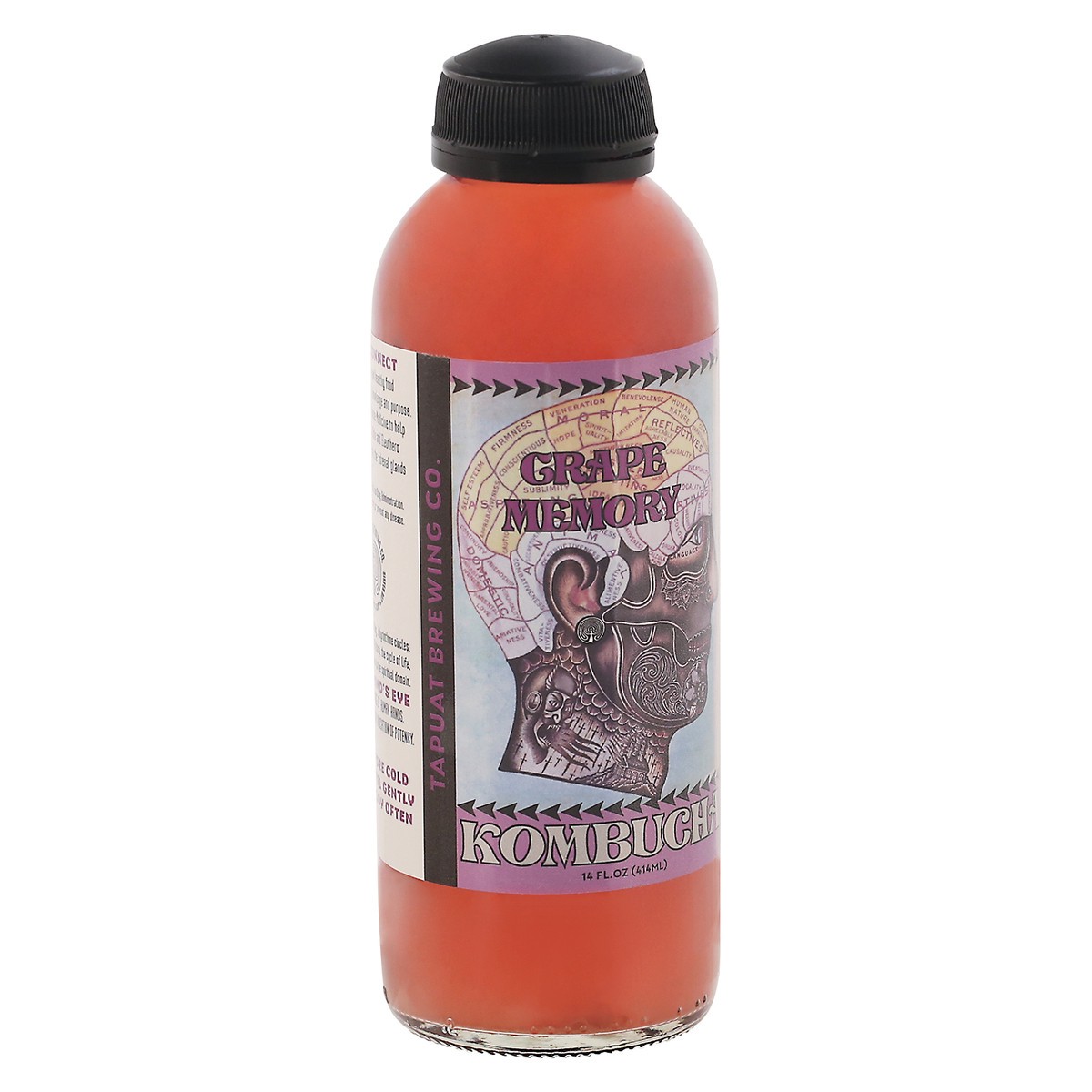 slide 9 of 9, Island City Kombucha Grape Memory Kombucha 16 fl oz, 16 fl oz