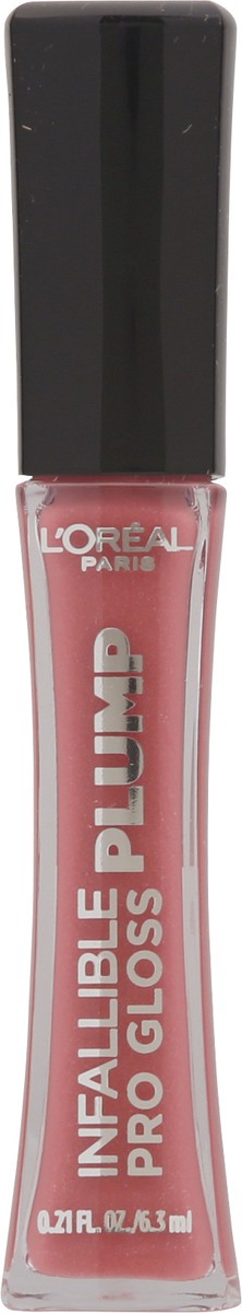 slide 7 of 12, L'Oréal Infallible Pro Gloss Plump Lip Gloss With Hyaluronic Acid, Mauve Glow, 0.21 fl oz