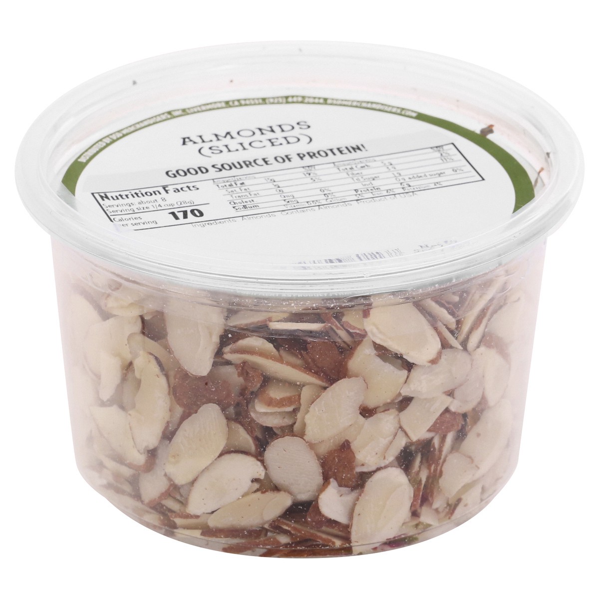 slide 10 of 13, DSD Merchandisers Sliced Almonds 8 oz, 8 oz