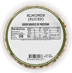 DSD Merchandisers Sliced Almonds 8 oz