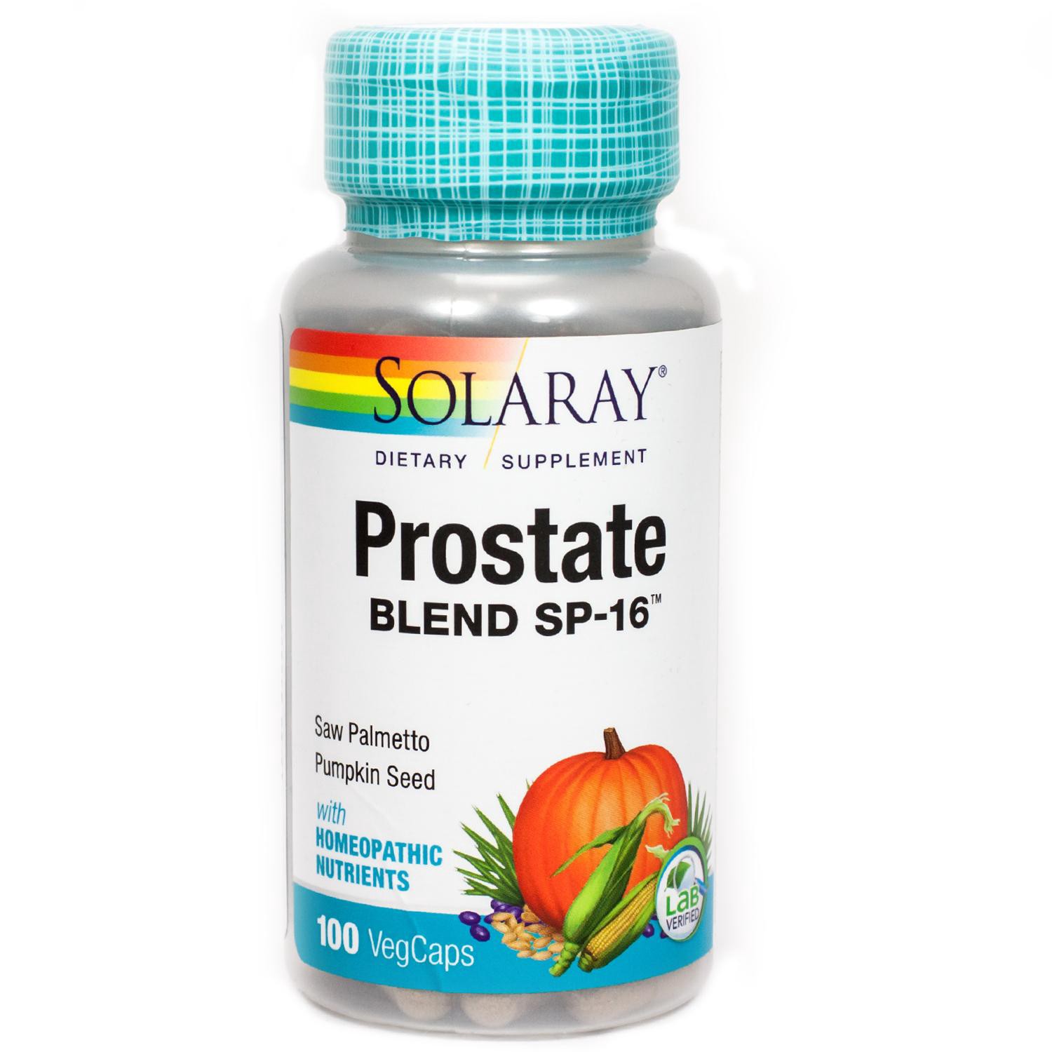 slide 1 of 1, Solaray Prostate Blend Sp-16 With Saw Palmetto & Pumpkin Seed, 100 ct