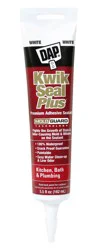 DAP Kwik Seal Plus Premium Kitchen & Bath Adhesive Sealant White