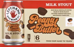 Left Hand Brewing Milk Stout Peanut Butter Beer 6 ea