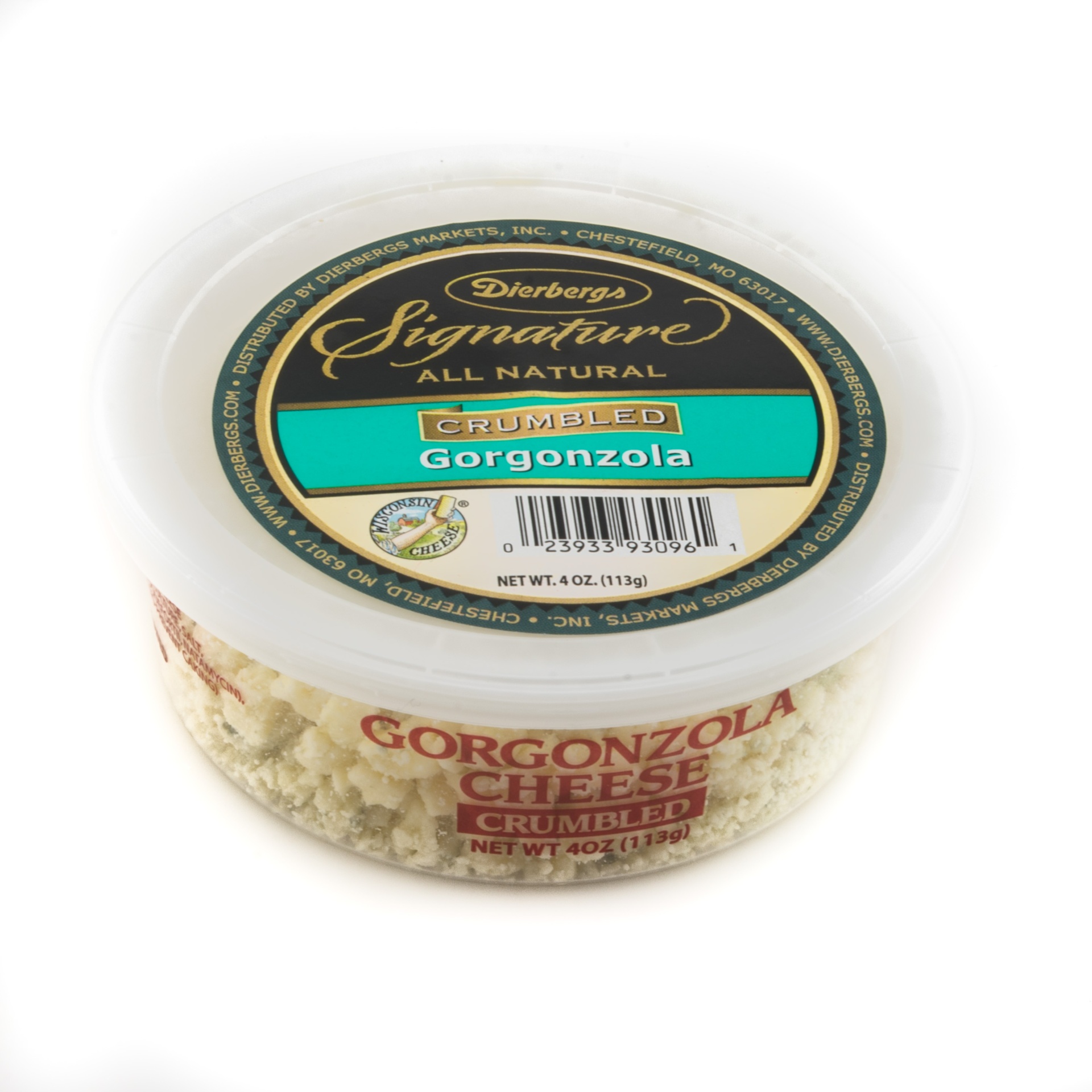 slide 1 of 1, Dierbergs Signature Gorgonzola Crumbles, 4 oz