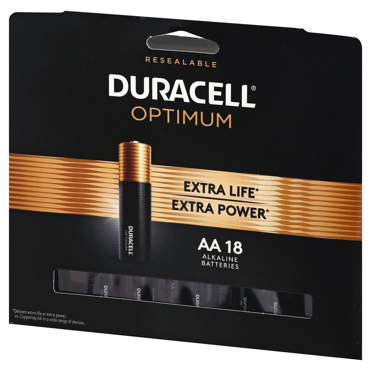 slide 3 of 8, Duracell Alkaline AA Batteries, 18 ct