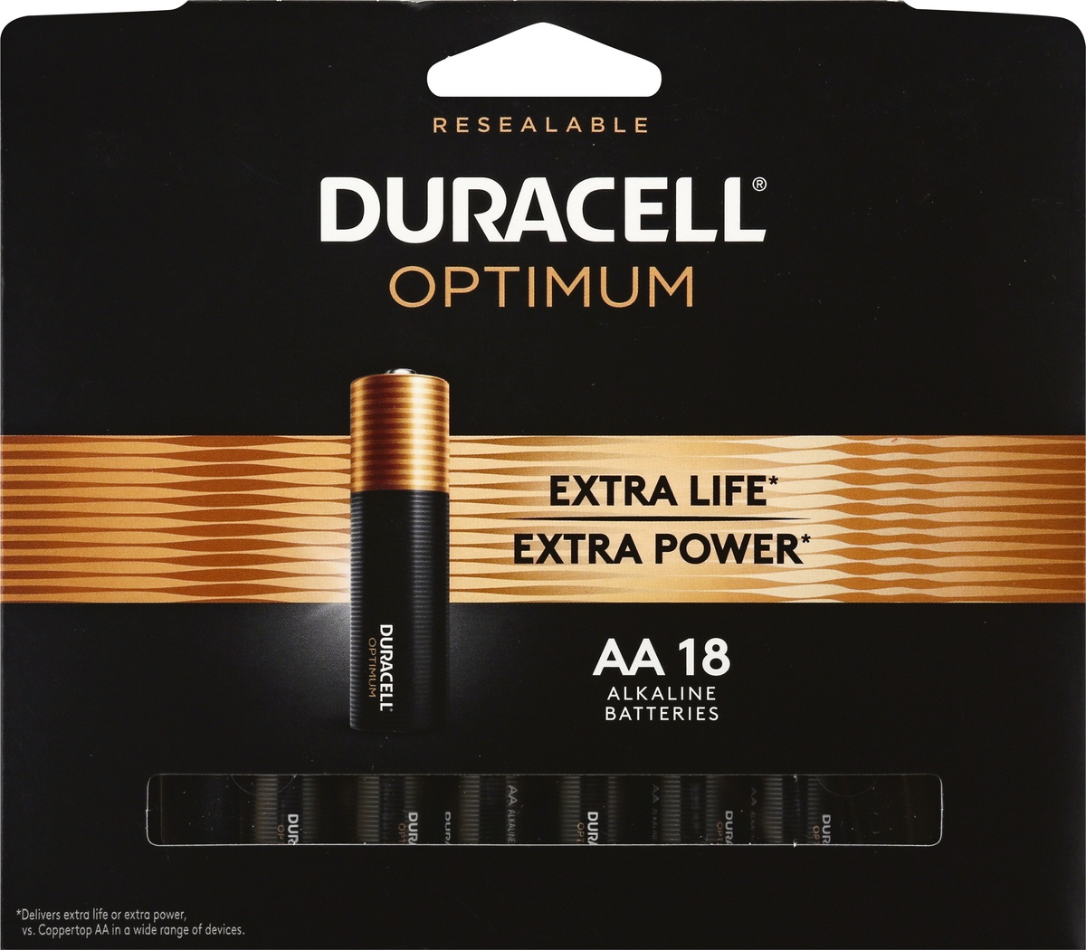 slide 7 of 8, Duracell Alkaline AA Batteries, 18 ct