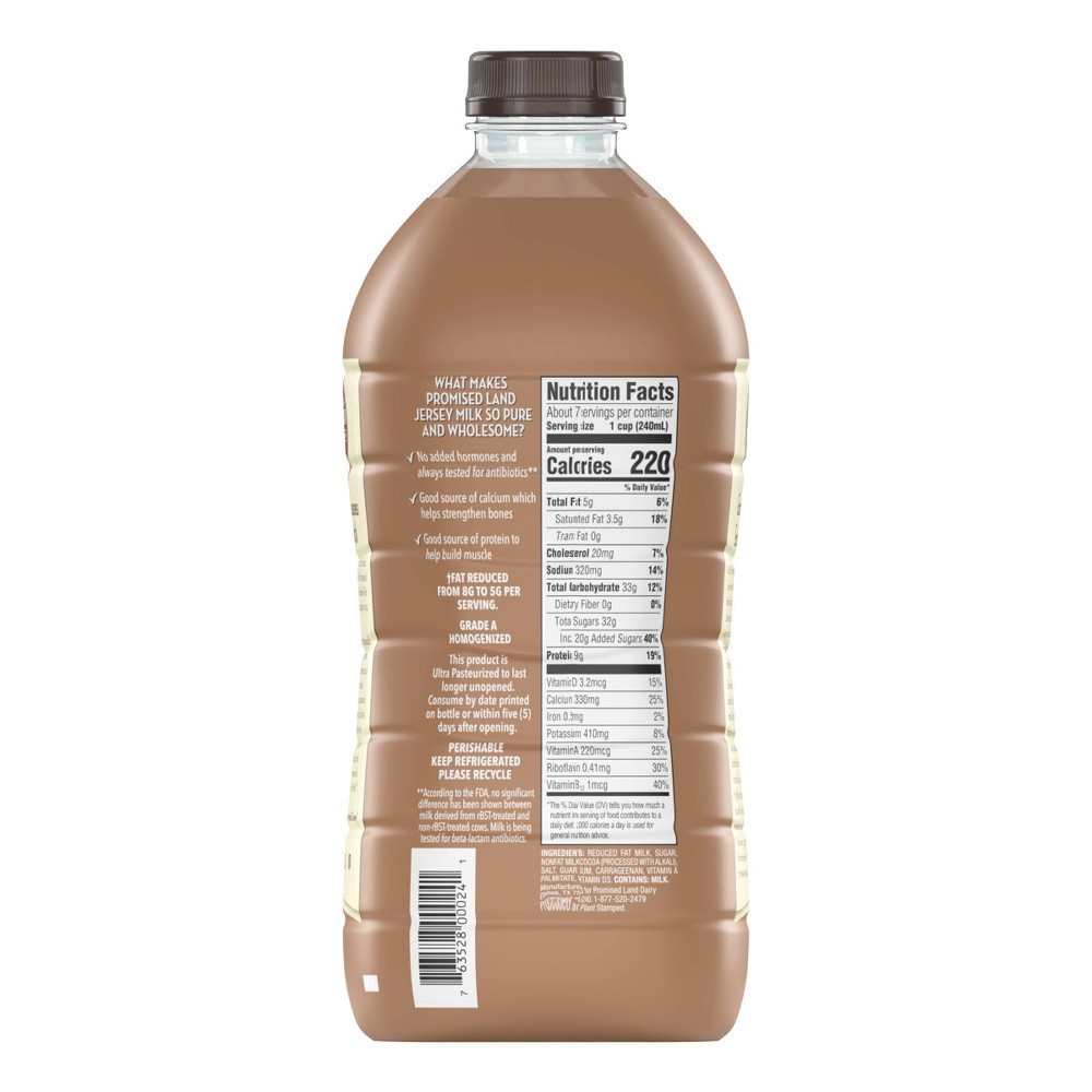 slide 2 of 4, Promised Land Midnight Chocolate 2% Milk - 52 fl oz, 52 fl oz