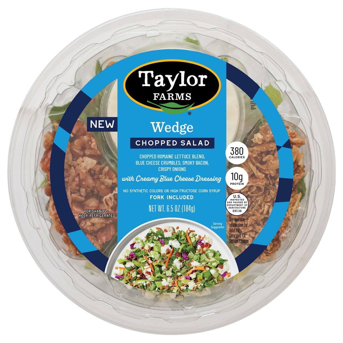 slide 1 of 8, Taylor Farms Wedge Chopped Salad 6.5oz - 6.5 OZ, 6.5 oz