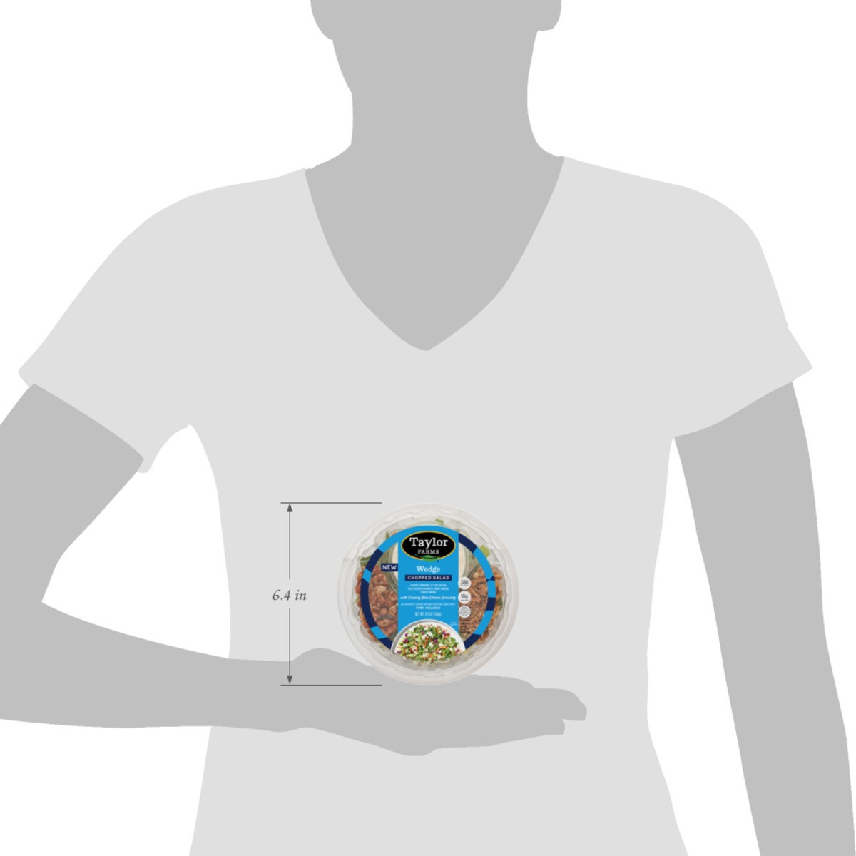 slide 2 of 8, Taylor Farms Wedge Chopped Salad 6.5oz - 6.5 OZ, 6.5 oz