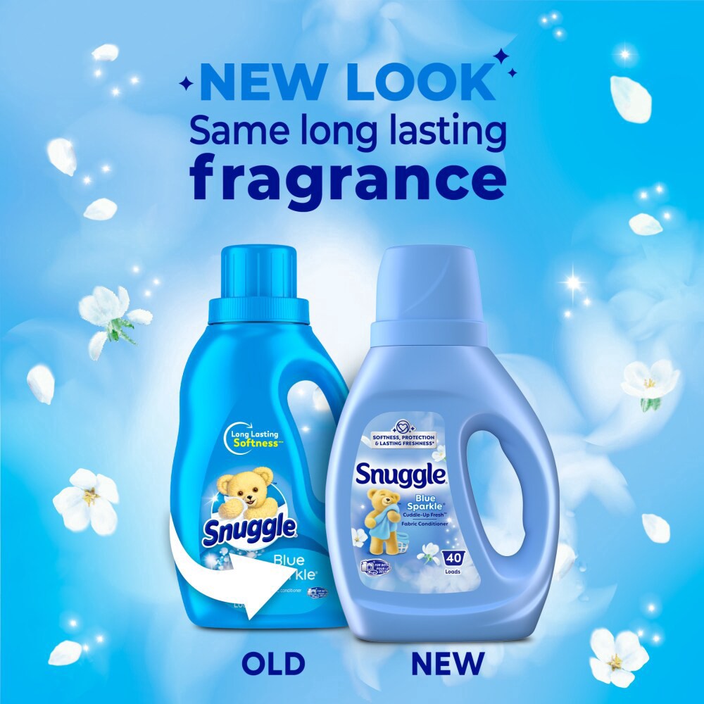 slide 3 of 5, Snuggle Blue Sparkle Fabric Conditioner 27.2 fl oz, 27.2 fl oz