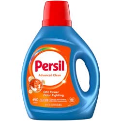 Persil Advanced Clean Oxi+Odor Power Liquid Laundry Detergent, 84 fl oz, 50 Loads