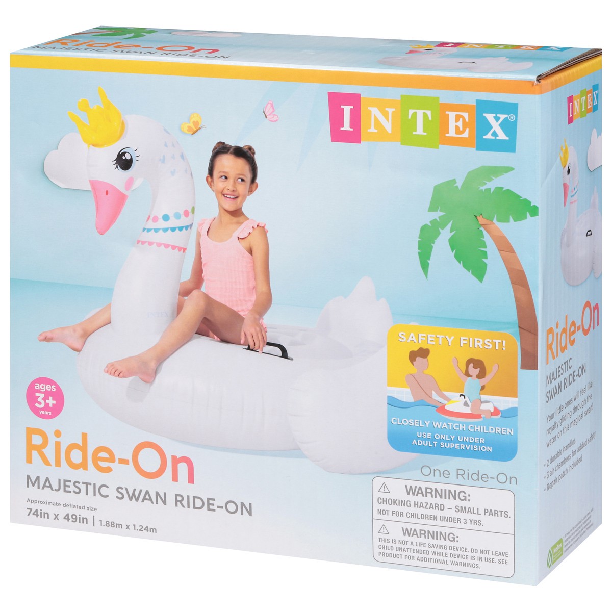 slide 3 of 4, Int Majestic Swan Ride On - Each, 1 ct