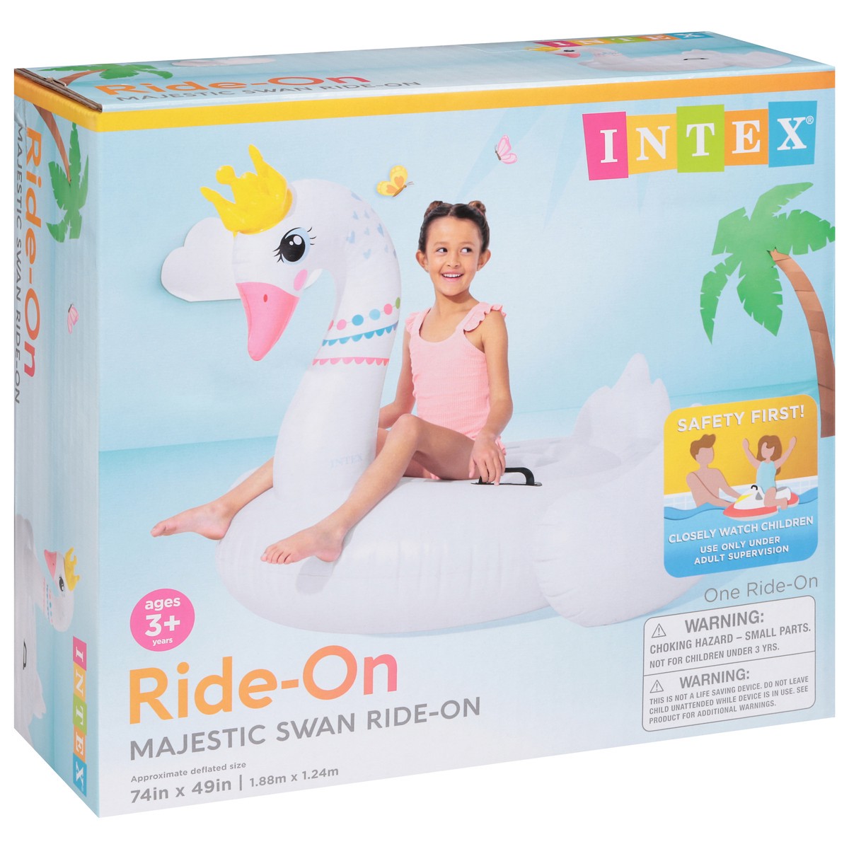 slide 4 of 4, Int Majestic Swan Ride On - Each, 1 ct