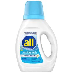 All Sensitive Fresh Spring Breeze Laundry Detergent 30 fl oz