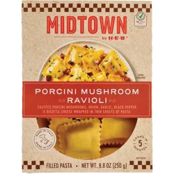Midtown by H-E-B Frozen Porcini Mushroom Ravioli Filled Pasta