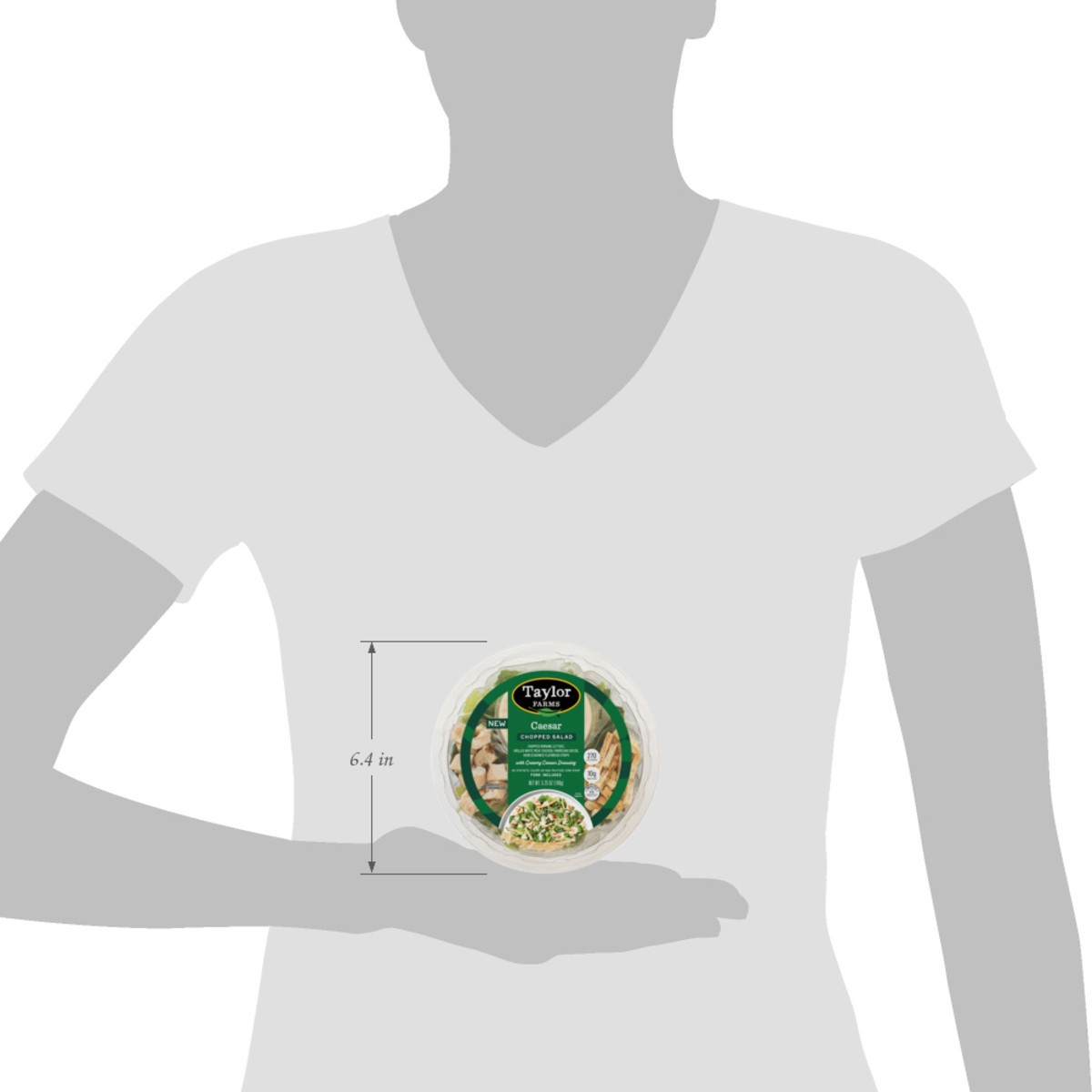 slide 3 of 8, Taylor Farms Chopped Salad Caesar 5.25 Oz - 5.25 OZ, 5.25 oz