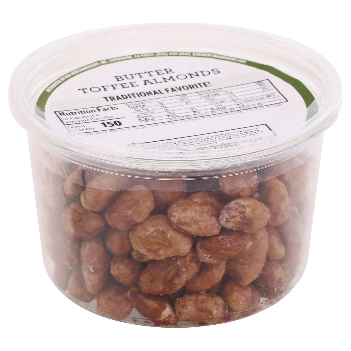 slide 2 of 10, DSD Merchandisers Butter Toffee Almonds- 9 oz, 9 oz