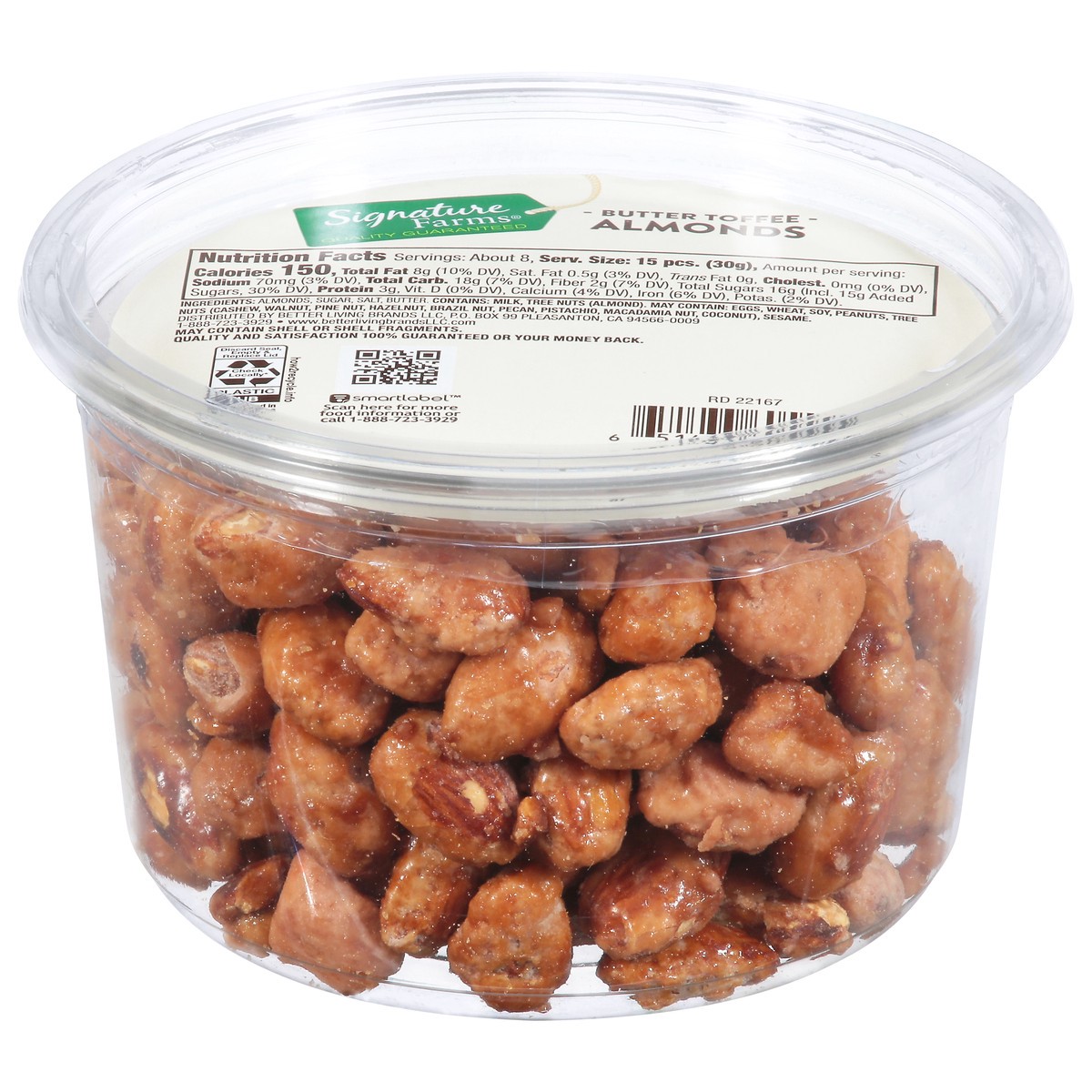 slide 1 of 10, DSD Merchandisers Butter Toffee Almonds- 9 oz, 9 oz
