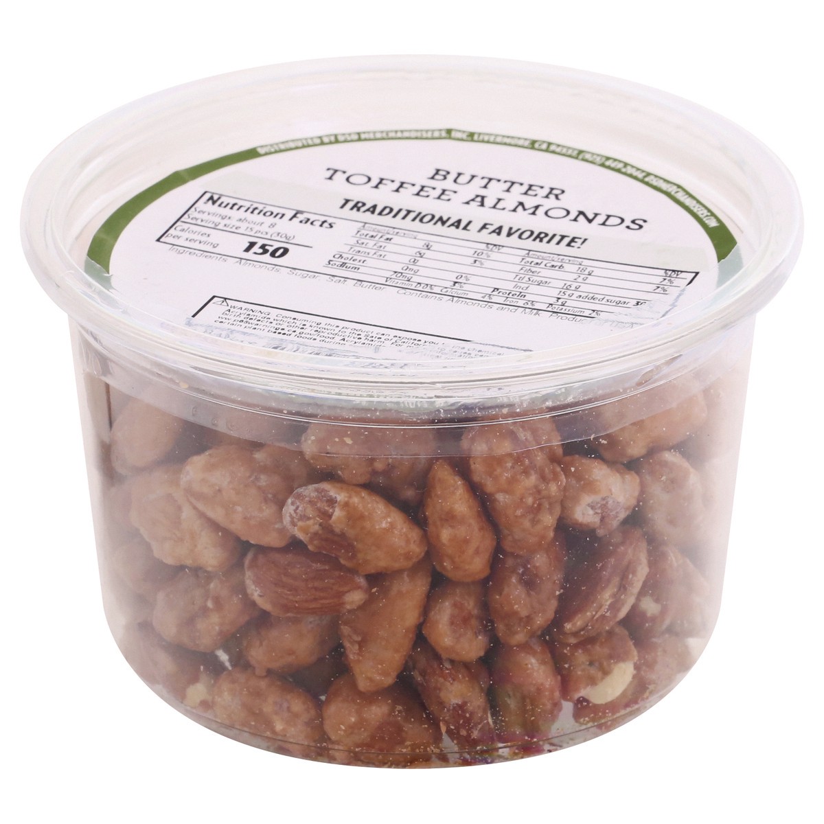 slide 7 of 10, DSD Merchandisers Butter Toffee Almonds- 9 oz, 9 oz