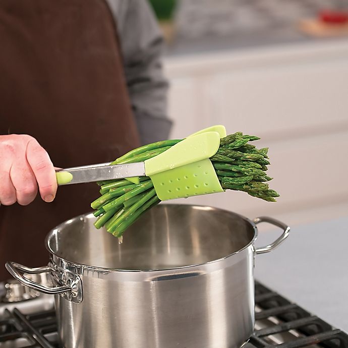 slide 6 of 10, As Seen on TV Clever Tongs 2-in-1 Kitchen Tool - Green, 2 ct