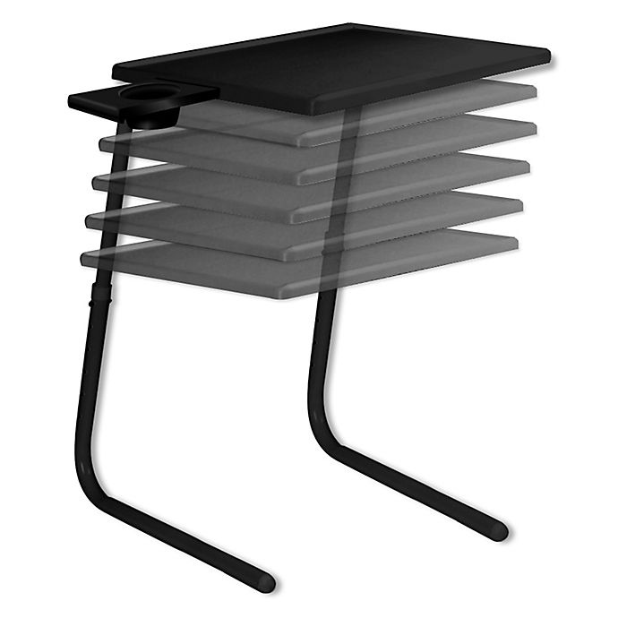 slide 3 of 5, As Seen on TV Table-Mate Adjustable Table - Black, 1 ct