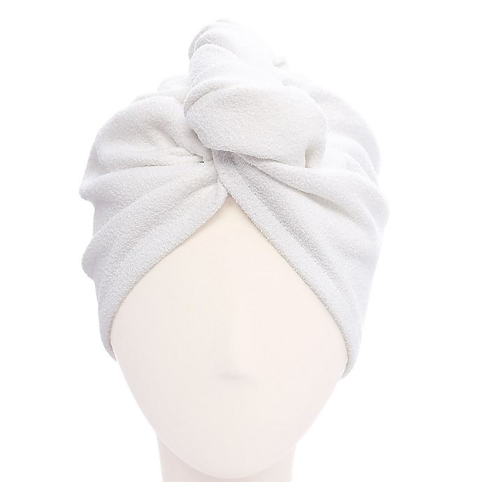 slide 2 of 3, Aquis Super Absorbent Hair Turban - White, 1 ct