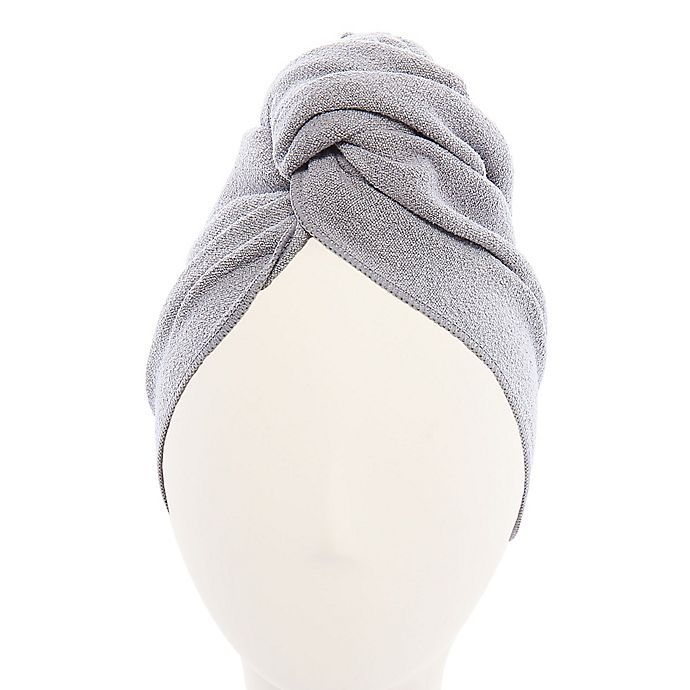 slide 2 of 4, Aquis Lisse Long Hair Towel - Grey, 1 ct