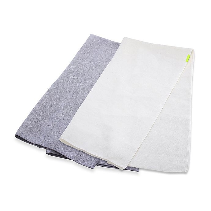 slide 4 of 4, Aquis Lisse Long Hair Towel - Grey, 1 ct