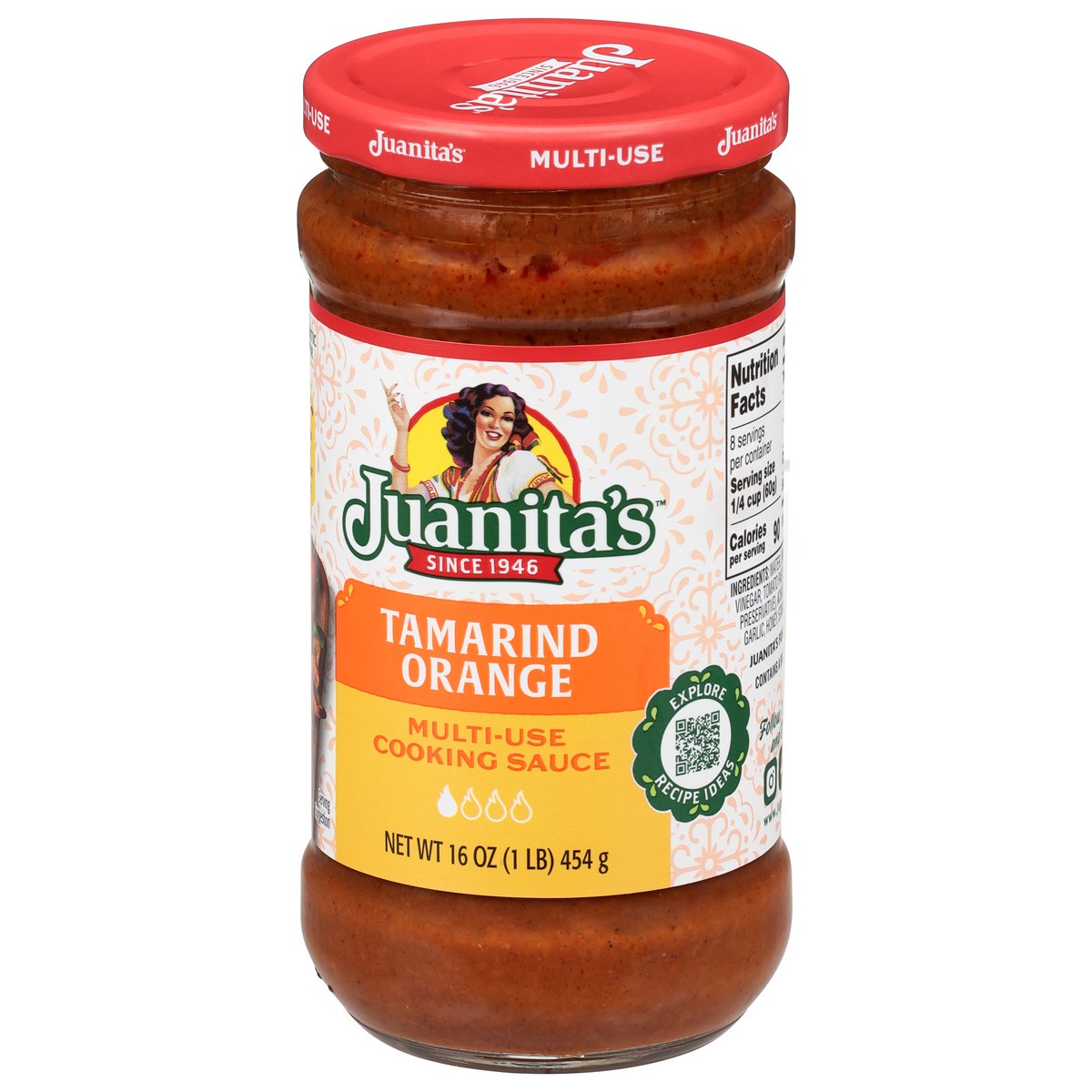 slide 3 of 4, Juanitastamarind Orange Cooking Suace, 16 oz