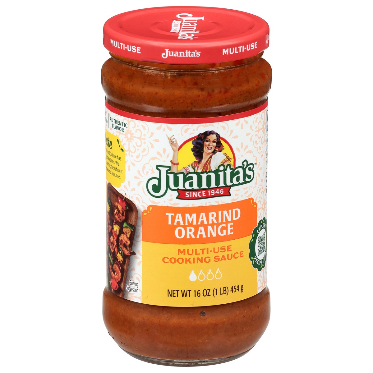 slide 2 of 4, Juanitastamarind Orange Cooking Suace, 16 oz