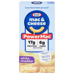 Kraft PowerMac White Cheddar Mac & Cheese 7.3 oz
