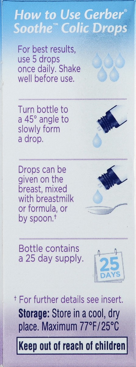 slide 3 of 6, Gerber Colic Drops, 0.17 oz