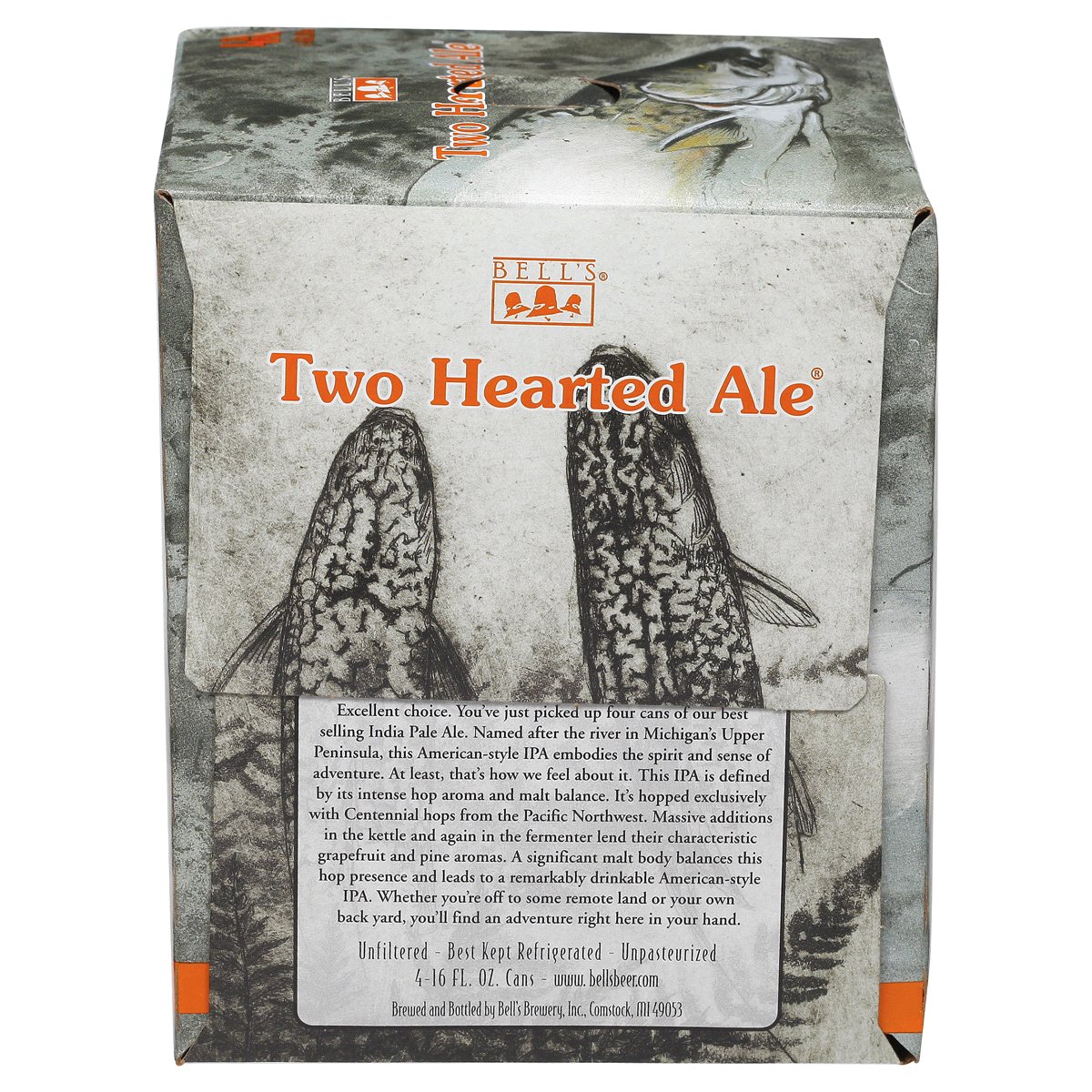 slide 6 of 6, Bell's American IPA Two Hearted Beer 4 - 16 fl oz Cans, 4 ct; 16 oz